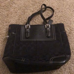 Black Coach tote